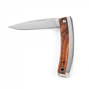 TRUE TU6905 Kés, 6.35cm, acél, barna, fa tárolódoboz, rózsafa markolat, IDEÁLIS AJÁNDÉK FÉRFIAKNAK! - Img 2