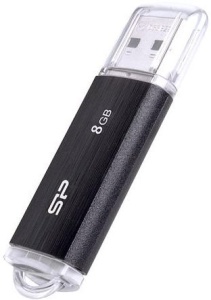 USB Flash Drive SP, Ultima U02, 2.0, 8GB, Negru "SP008GBUF2U02V1K"