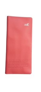 Utazási pénztárca, jegyszállítás, foglalások, 5 rekeszes, PVC, PINK, Benson Promo Line