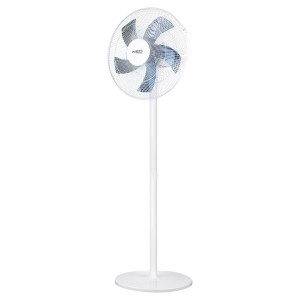 Ventilator de podea 50W, diametru 40 cm, 3 viteze, cu oscilatie, alb