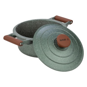 „Ωmega” oala cu strat antiaderent de piatră si capac 28cm