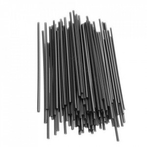 1000 darabos készlet egyenes műanyag szívószál, 180 x 4,5 mm, fekete - Img 3