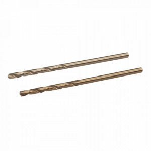 2 db kobalt fémfúró készlet, 2,5 mm x 58 mm, Silverline