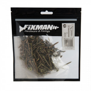 200 darabos facsavarkészlet, fa repedésgátló, 4x30mm, torx fej, bitet tartalmaz, Fixman - Img 3
