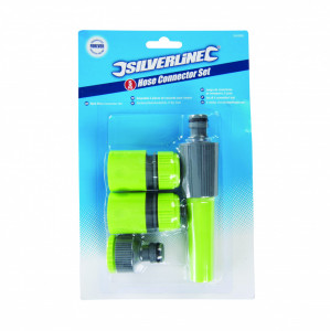 5 darabos kerti tömlő készlet, PVC, 1/2", Silverline - Img 7