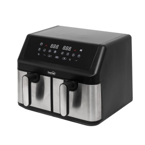 Airfryer dublu cu aer cald, 2x4,5L, 2000 W, digital - Img 1