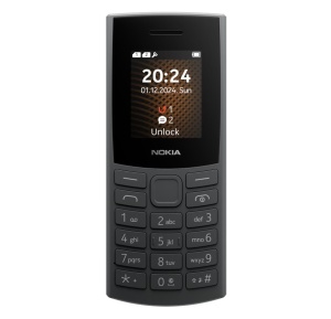 Alapvető mobiltelefon, két SIM-kártyás, szénszürke, Nokia 105 (2024-es modell) - Img 5