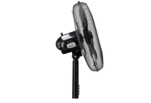 Állványos ventilátor, lapátok 40cm, 16", 40W, 3 teljesítményfokozat, BLACK, Descon, Descon, Descon - Img 5
