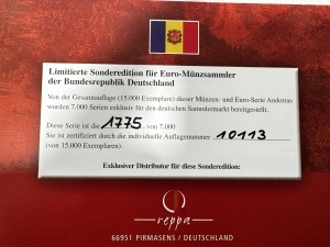 Andorra 2003 – Set numismatic Brilliant , ediție limitată - Img 3
