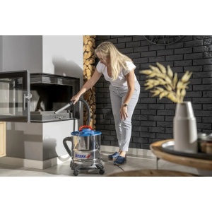 Aspirator cenusa, semineu, soba, constructii pentru moloz, 1200W, 20L, Dedra - Img 3