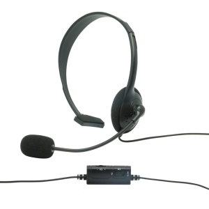 Audio headset mikrofonnal és hangerőszabályzóval a kábelen, jack jack csatlakozóval, kompatibilis Playstation 4 - 5, PS4, PS5, Mythics PS-100 - Img 3
