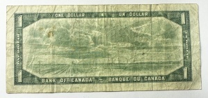 Bancnota Canada - 1 Dollar 1954 - Img 2