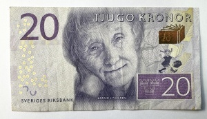Bancnota Suedia - 20 Kronor (2015-2016 )