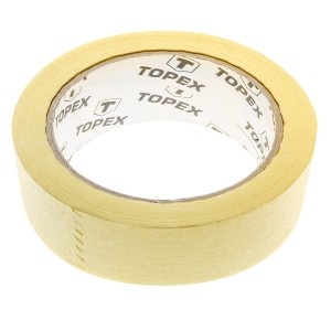 Banda de mascare/protectie, 30 mm x 40 yd, galbena