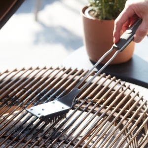Barbecook BC-ACC-7027 perie de curățare cu două funcții, stil army, oțel inoxidabil, mâner verde khaki - Img 2