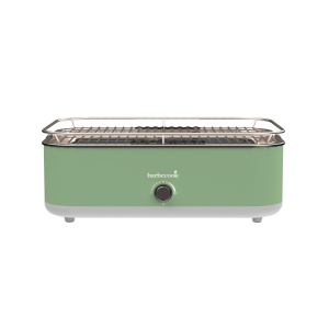 Barbecook BC-ELE-1002 E-Carlo grătar electric de masă, verde, 42,5x33x16,5cm - Img 1