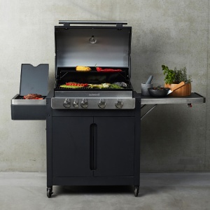 Barbecook BC-GAS-2038 Stella 4311 grătar pe gaz cu depozitare, arzător lateral cu infraroșu, 174x59x119cm - Img 2
