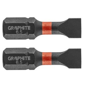 Bit de impact SL6.5 x 25mm - set 2 buc
