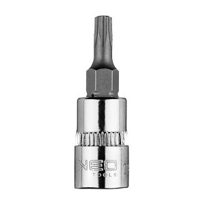 Bit Torx TX20 pe tubulara 1/4", scurt, 37mm