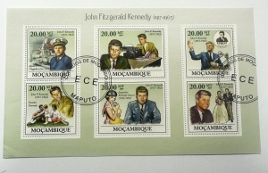 Bloc filatelic Mozambique 2009 – John F. Kennedy (1917–1963)