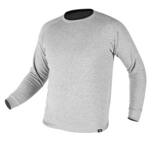 Bluza maneca lunga COMFORT, gri melange, marimea XXXL