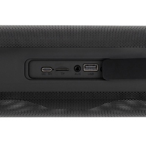 Boxa portabila , 2 difuzoare, 2x10W, BT TWS stereo, capacitate baterie 4000mAh, Card MicroSD, Stick, Jack, lumini RGB, negru, SAL BT 2000 - Img 4