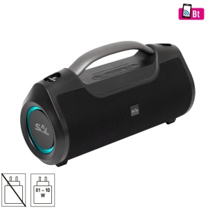 Boxa portabila Boombox, acumulator autonomic 12h, bluetooth, lumini LED RGB, SAL BT7000 - Img 4