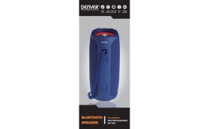 Boxa portabila, lumini LED RGB, 16W, ALBASTRU, Denver BTV-220BLUE, produs resigilat - Img 2