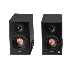 BOXE EDIFIER 2.0, RMS: 110W (2 x 30W + 2 x 15W + 2 x 10W), studio monitor, BT v6.0, volum, high freq, low freq, intrare jack 6.35 TRS balanced, XLR balanced, RCA/AUX, black, "MR5-BK" - Img 4
