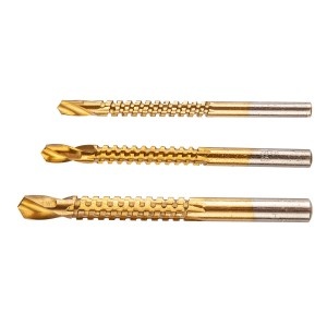 Burghie Fierastrau 5,6,8mm,Tin, 3 buc , set