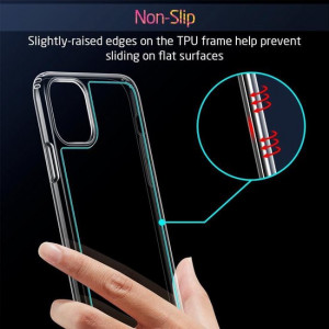 Carcasa siliconica hibrid, silicon-sticla securizata, Iphone 11 PRO MAX, ESR - Img 2