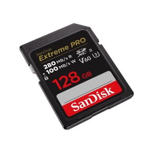 Card memorie PRO 128GB V60 UHS-II SD CARDS/280/100MB/S V60 C10 UHS-II "SDSDXEP-128G-GN4IN" - Img 3
