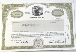 Certificat Canadian Fund, Inc. (SUA, 1986) - Img 2