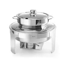 Chafing Dish pentru supa ,10 lt,Hendi din otel inoxidabil cu finisaj tip oglinda , ø420x(H)380mm - Img 2