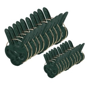 Cleme de fixare a plantelor set de 20 de bucati - 10 mici si 10 mari