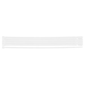 Coliere plastic EXTREME 4,8 × 300 mm, alb, 20 buc.