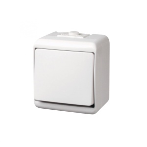 Comutator 1 pol, alb Aquastar