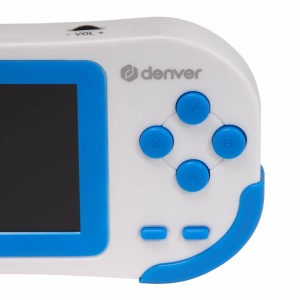 Consola retro portabila jocuri 8bit, alimentare baterii 3 x AAA, 200 jocuri incluse, ecran LCD Color 2.8", Denver - Img 6