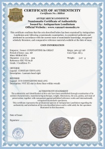 CONSTANTINE THE GREAT ( 324 AD)-Moneda Antica Romana - Img 3