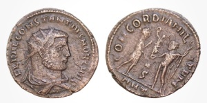 CONSTANTIUS I CHLORUS ( 293-296 AD ) - MONEDA ANTICA ROMANA