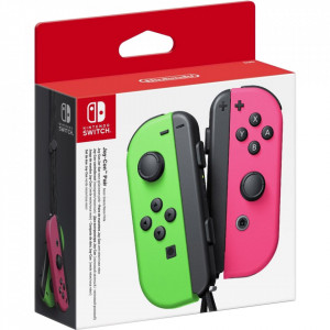Controller Nintendo Switch Joy pentru Con Pair, Neon Green & Neon Pink - Img 1