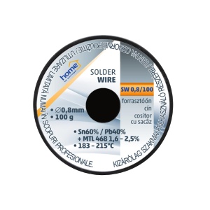Cositor cu sacâz, 0,8 mm, 100g - Img 2