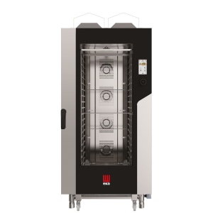 Cuptor pe gaz cu convectie cu abur Millennial Touch Screen Gastro, 20× GN 1/1,Tecnoeka, 230V/1450W, 30000kW, 930x1162x(H)1954mm