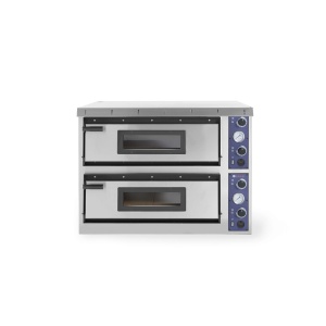 Cuptor profesional pizza XL Plus 44 Inox 2 camere 12000 W interval temperatura 50?C to 500?C Hendi 2x 720x720x(H)140 mm