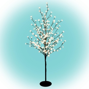 Decoratiune cires inflorit cu LED-uri, 200 LED-uri