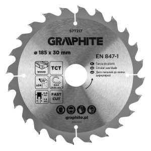 Disc fierastrau, VIDIA, 185 x 30 mm, 24 dinti