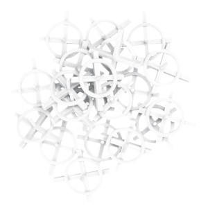 Distantieri cruce cu cerc 3,0 mm, 100 buc.