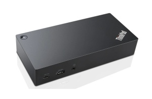 Dokkolóállomás Lenovo ThinkPad USB-C 40A9, USB 3.0, USB 3.0, Felújított, tápegység nélkül, mellékelve