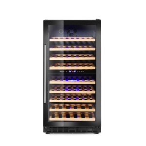 Dulap frigorific pentru vin cu reglare temperatura in 2 zone, 72 sticle,Hendi 232 litri, 220-240V/90W, 595x605x(H)1225 mm - Img 2