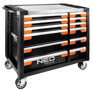 Dulap pentru scule complet echipat, 12 sertare, 229 scule, ideal service auto/moto, Neo - Img 8